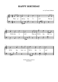 easy piano sheet music